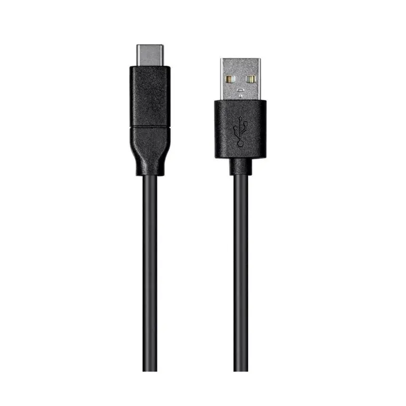 Monoprice Essentials USB-C to USB-A 2.0 Cable, 9.8ft (3m) - Black