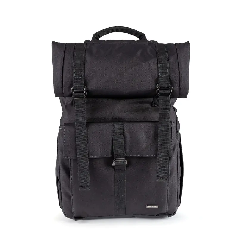 ProMaster Jasper 2.0 Medium 7.5L-9L Rolltop Backpack - Black