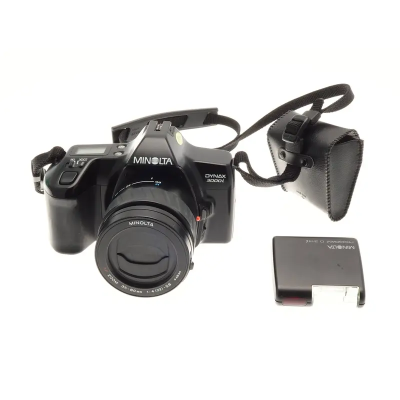 Minolta Dynax 3000i + 35-80mm f4-5.6 AF Zoom + D314i Program