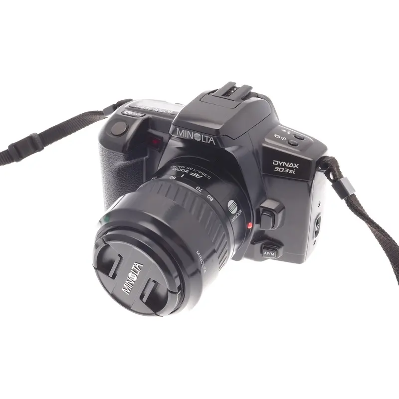 Minolta Dynax 303Si + 35-80mm f4-5.6 AF Zoom + Lens Hood for A 35-80mm f4-5.6