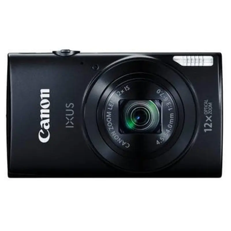 IXUS 170 Compact Camera - Black + Canon Zoom Lens 12x IS 25300mm f/3.67.0 f/3.67.0