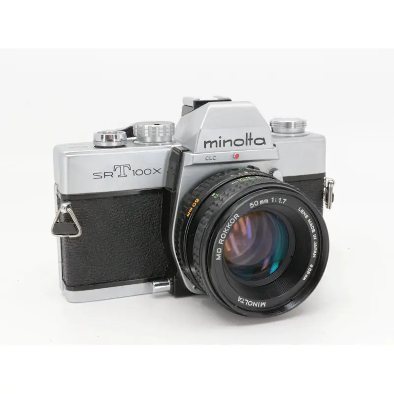 Minolta SrT100x - 35mm Film Camera w/ 50mm MD 1.7 | Vintage Analog Camera | Minolta