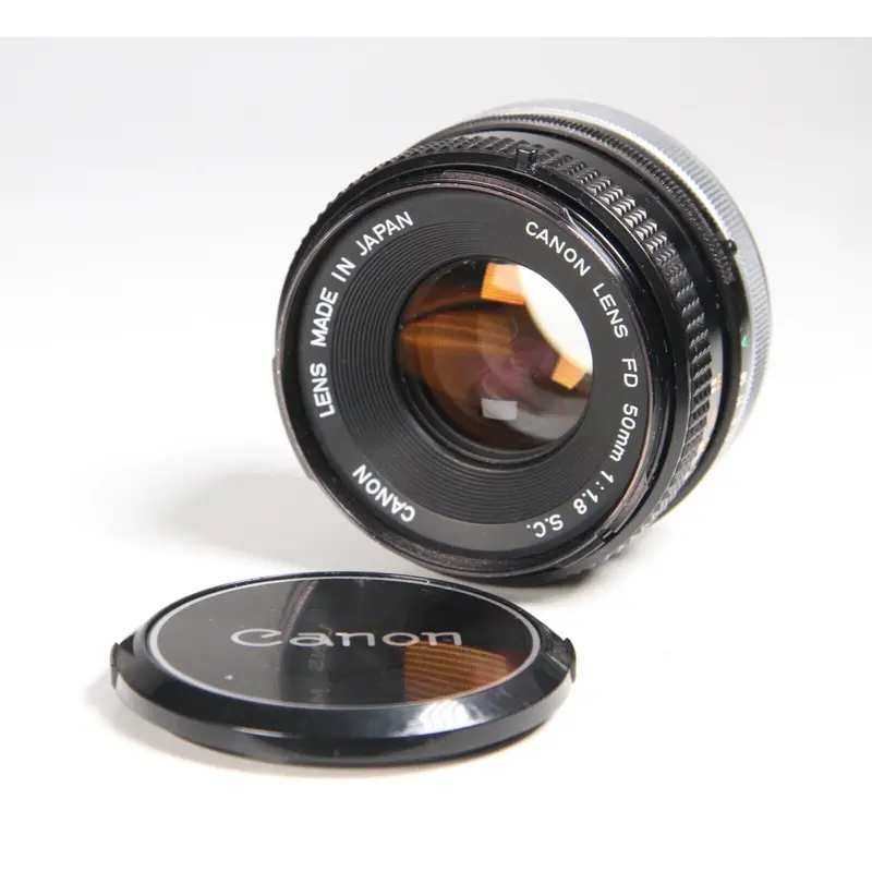 Canon FD 50mm 1:1.8 SC Fixed focal length for analog cameras