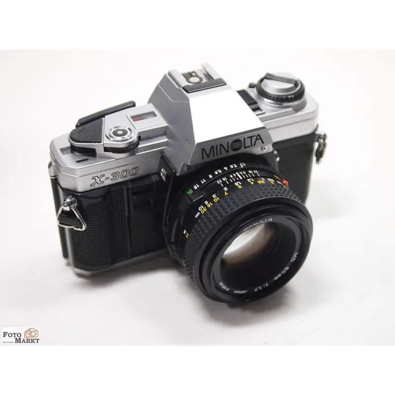 Minolta X300 + MD 50mm 2.0 - SLR 35mm Film Camera