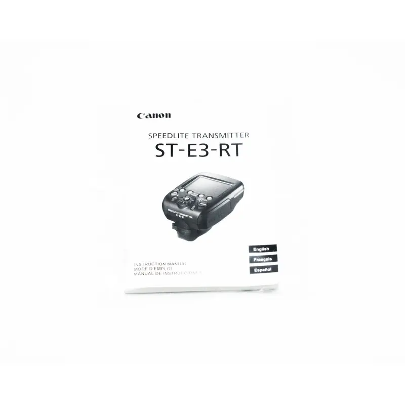 Canon Speedlite Transmitter ST-E3-RT Instruction Manual English (Second Hand)