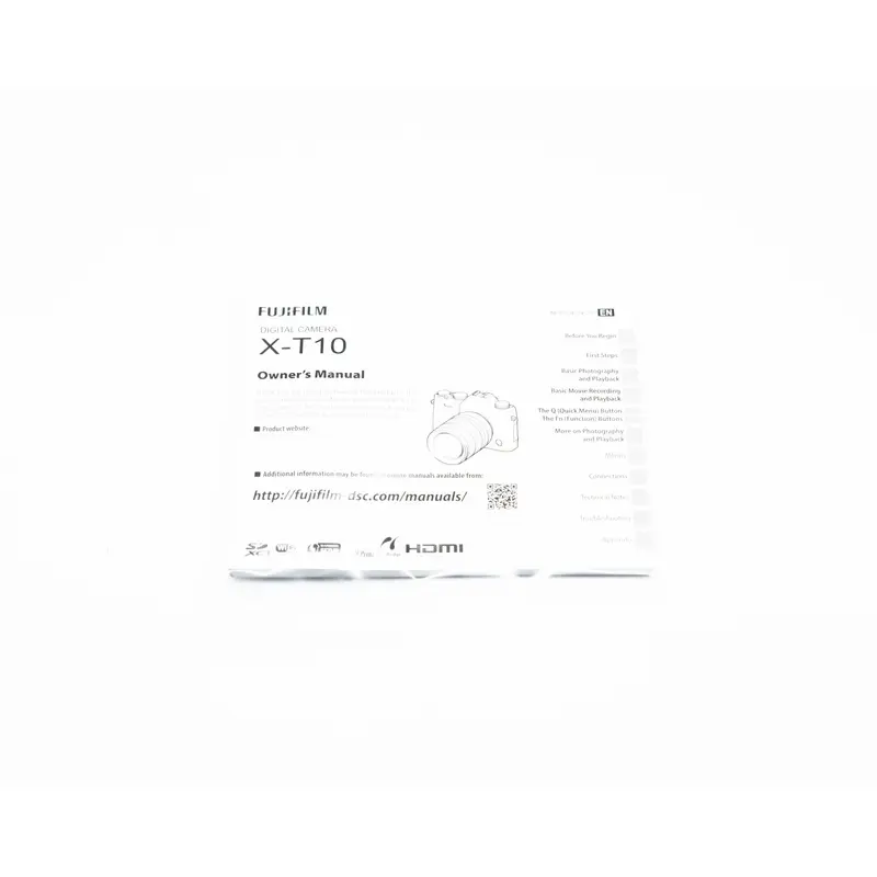 Fujifilm X-T10 Owner's Manual English (Second Hand)