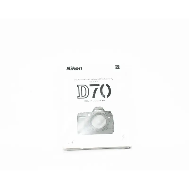 Nikon D70 User Manual (English) (Second Hand)