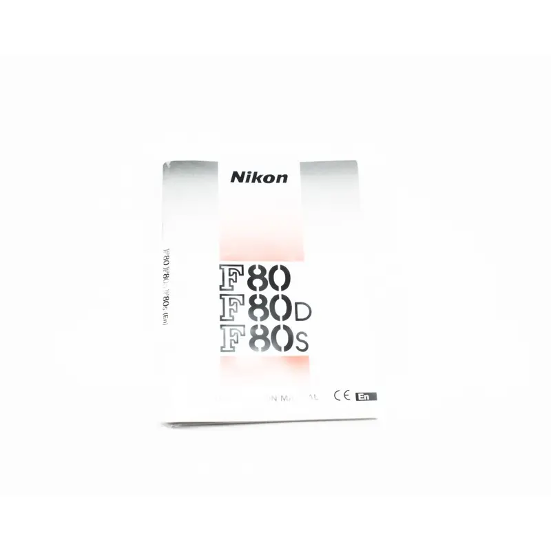 Nikon F80/D80D/F80S Manual (English) (Second Hand)