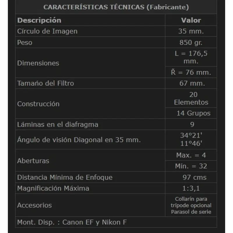 tamron 70-210mm F/4 Di VC USD