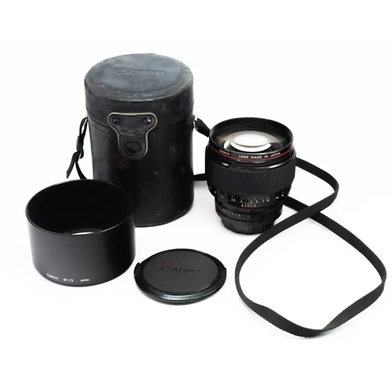 Canon 85mm f/1.2L FD S.S.C. Aspherical Lens with Case & Hood 15918 (Second Hand)