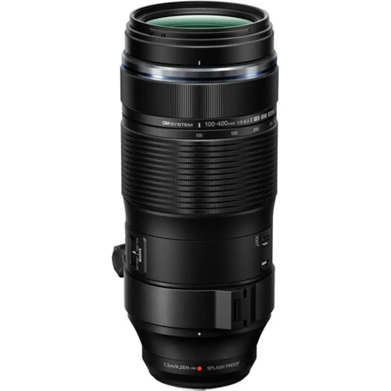 OM System M.ZUIKO Digital ED 100-400mm f/5-6.3 IS II Lens Black