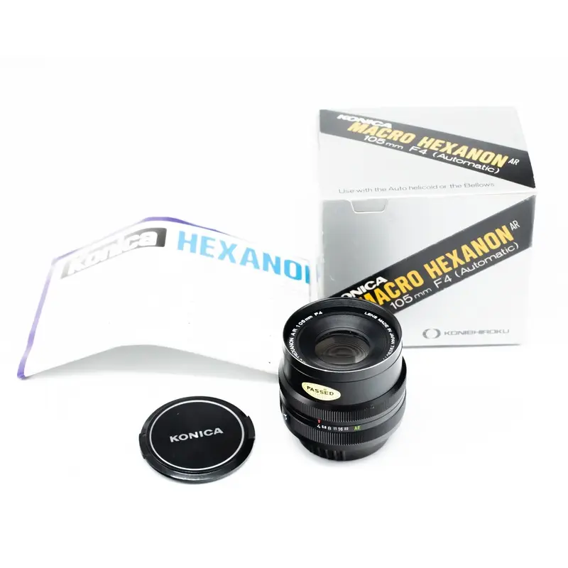 Konica Macro Hexanon f/4 Automatic Lens with Box & Manual (AR Mount) 7923011 (Second Hand)
