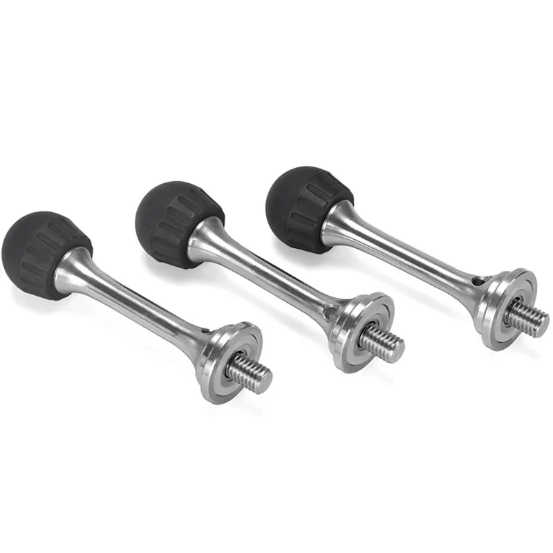 Leofoto TFS 113mm 3/8 Tripod Replacement Foot Spikes with Rubber Cap