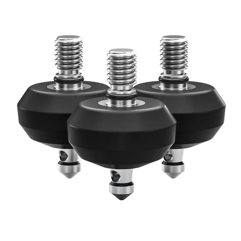 Leofoto TFV Tripod Rubber Feet with Retractable Spikes for 3/8 Threaded Legs