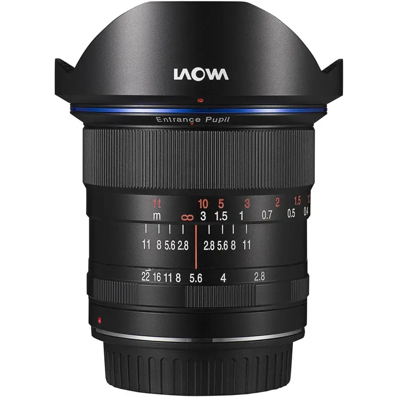LAOWA 12mm f/2.8 Zero-D Lens for Nikon F (Black)