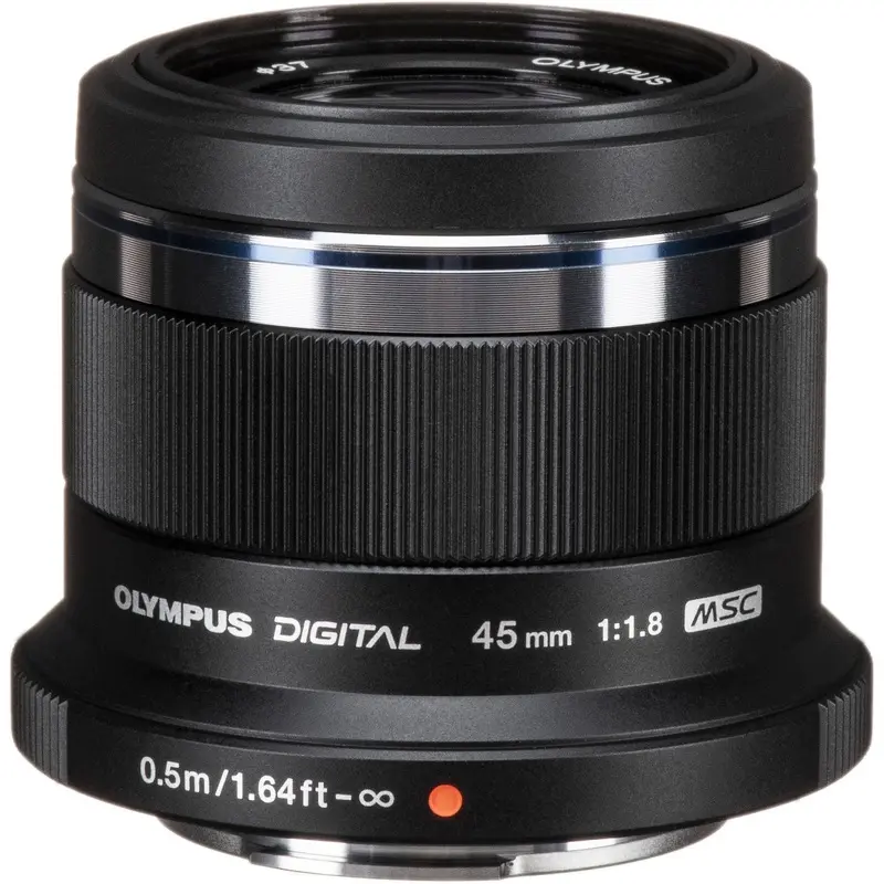 Olympus M.Zuiko 45mm f/1.8 Lens (Black)