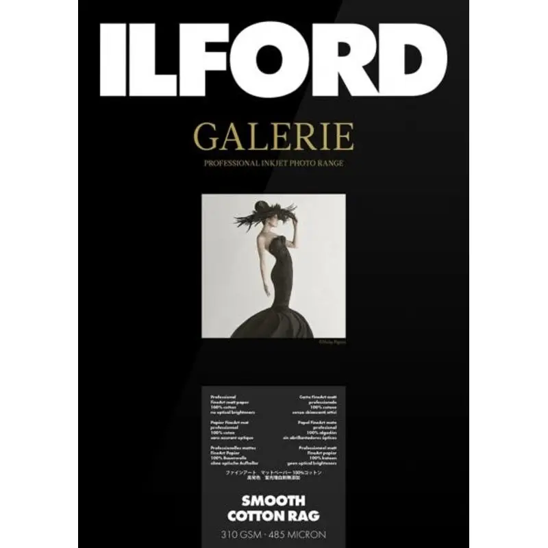 Ilford Galerie Smooth Cotton Rag 310GSM A3+ - 25 Sheets
