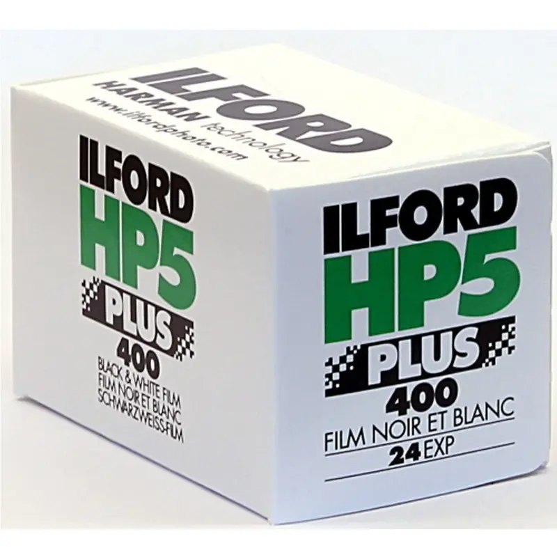 Ilford HP5 Plus Black & White Negative Film (35mm Roll Film, 24 Exposures)