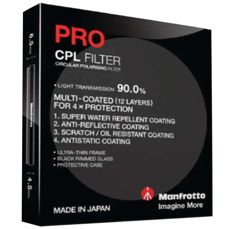 Manfrotto Professional 62mm Circular-Polariser Filter
