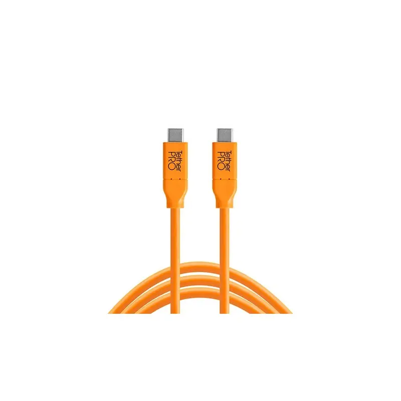 Tether Tools TetherPro USB-C to USB-C Cable (4.6 Metres, Orange)
