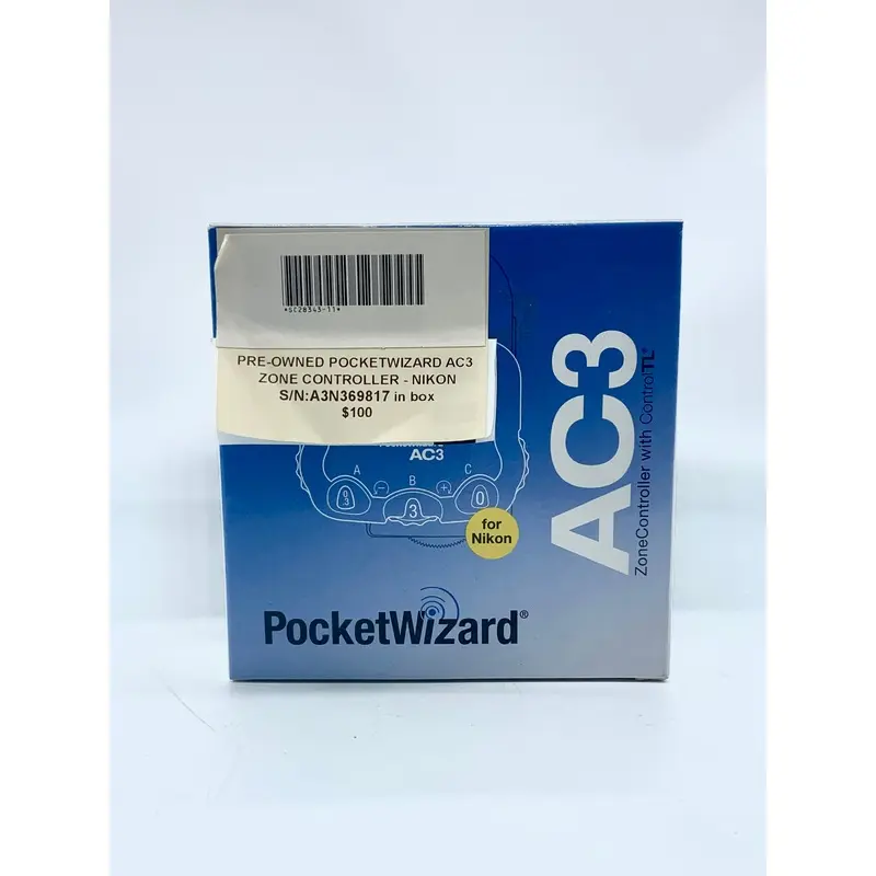 PocketWizard AC3 ZoneController for Nikon A3N369817 (Second Hand)