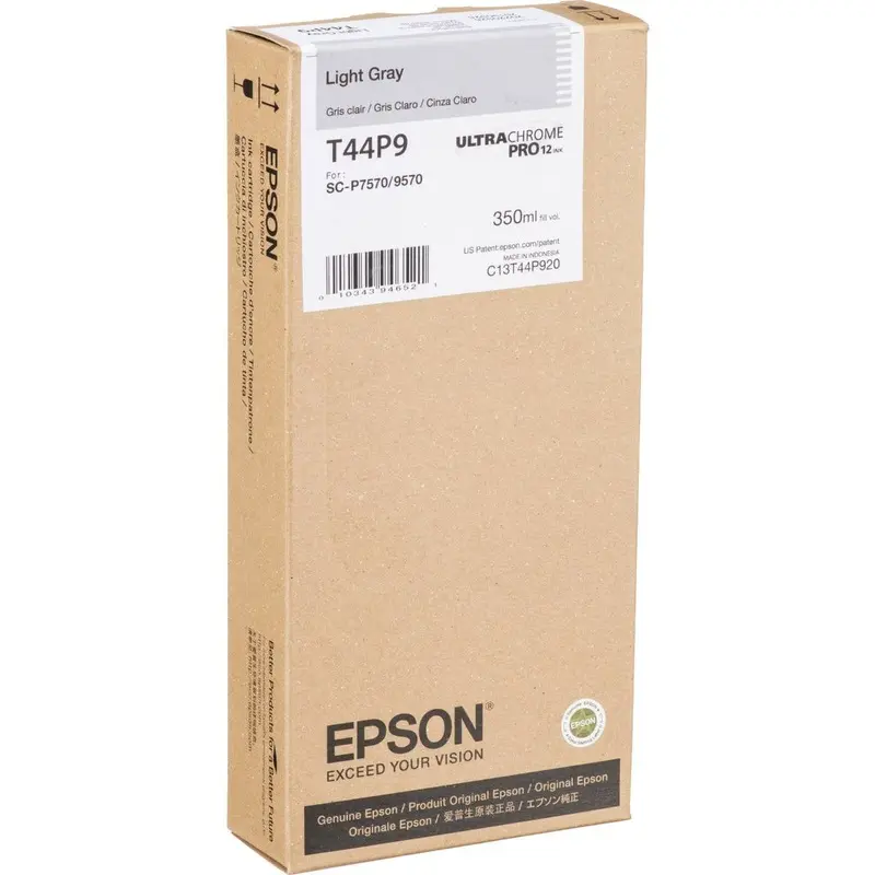 Epson T44P9 UltraChrome PRO12 Light Gray Ink Cartridge (350mL)