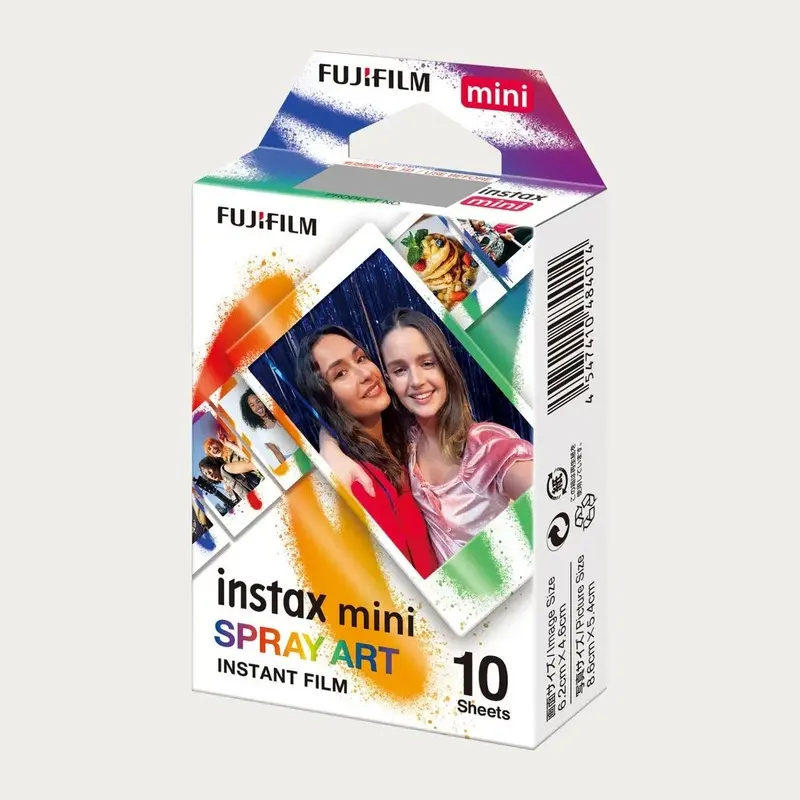 FUJIFILM INSTAX Mini Film Spray Art (10 Pack)