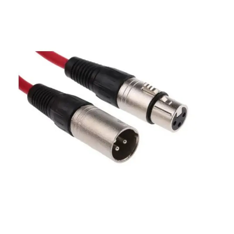 RS Pro 3m Black Female XLR to Male XLR Audio Video Cable