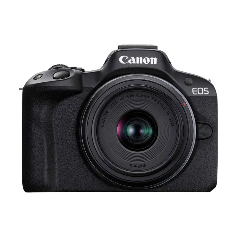 Canon EOS R50 Mirrorless Camera with RF-S 18-45mm IS STM f4.5-6.3 Lens