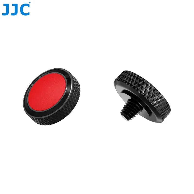 JJC Deluxe Soft Release Shutter Button - Red