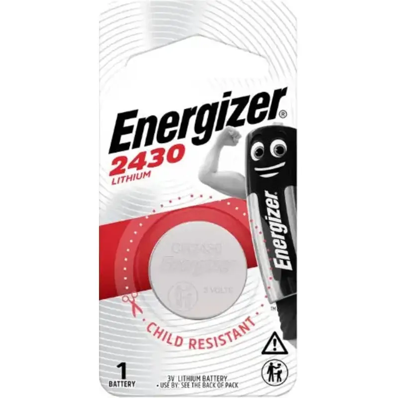 Energizer 2430 Lithium CR2430 3V Battery