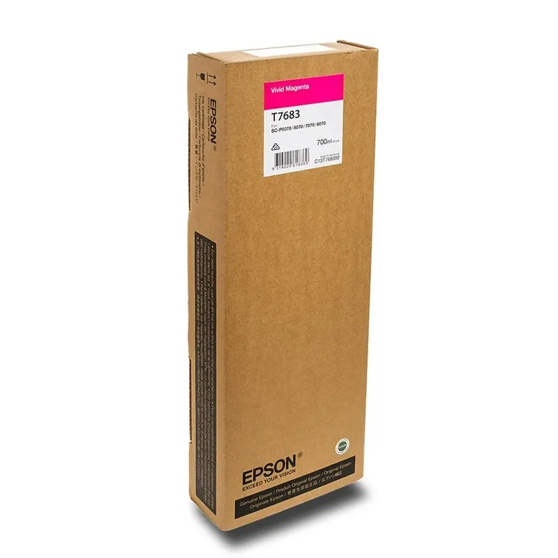 Epson T7683 UltraChrome HD/HDX Vivid Magenta Pigment Ink Cartridge (700ml)