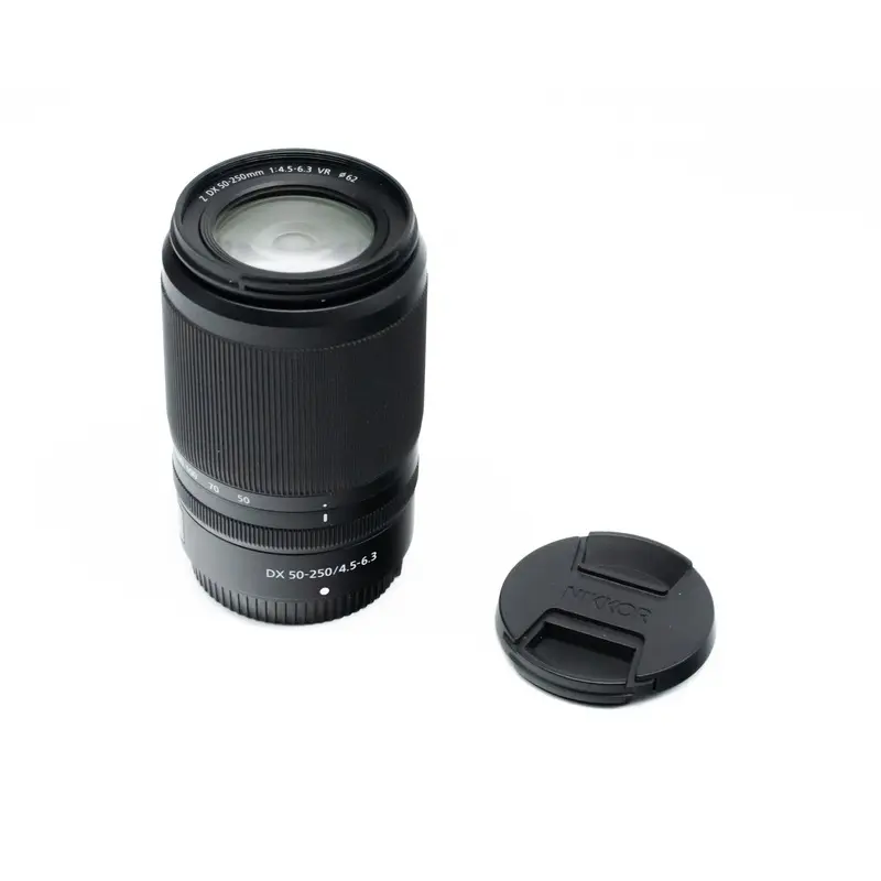 Nikon Nikkor Z DX 50-250mm f/4.5-6.3 VR Lens w/Box Hood Caps 20445065 (Second Hand)