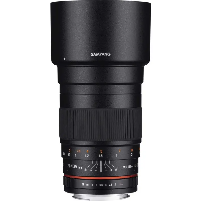 Samyang 135mm f/2 UMC II Canon EOS Full Frame Lens