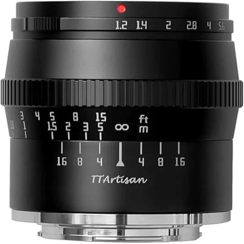 TTArtisan 50mm f/1.2 Lens for Sony E Mount (APS-C) (Black)