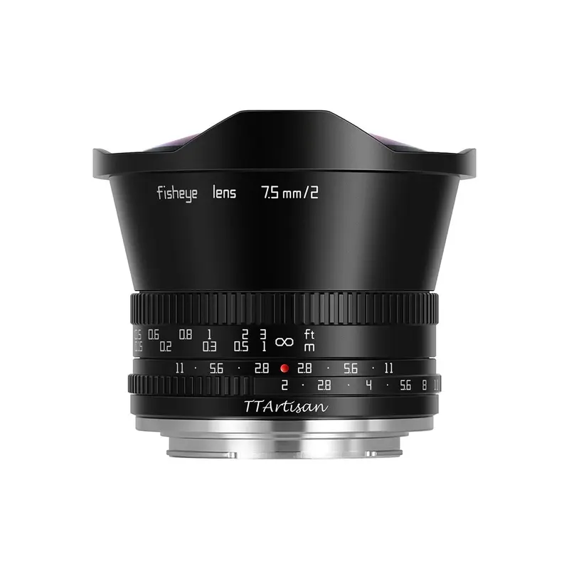 TTArtisan 7.5mm f/2 Lens for Nikon Z Mount (APS-C) (Black)