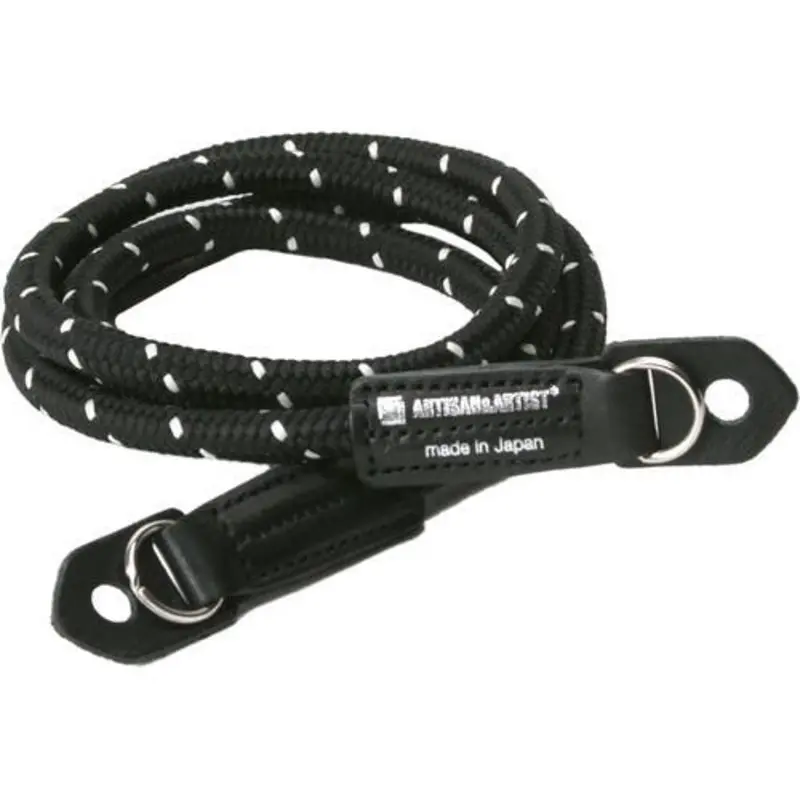 Artisan & Artist ACAM-706 Pin-Dot Cord Strap (Black)