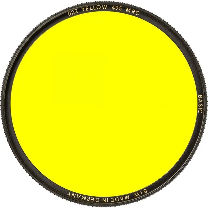 B+W #495/022 Yellow MRC Basic Filter (49mm)