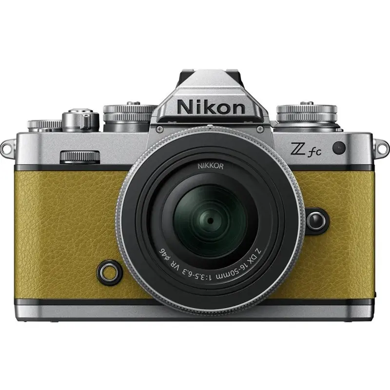 Nikon Zfc Body Mustard Yellow Nikkor Z DX 16-50mm f/3.5-6.3 VR SL Lens Kit