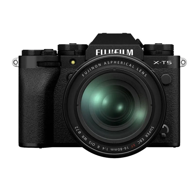 FUJIFILM X-T5 Mirrorless Camera Black with XF 16-80mm Lens Kit