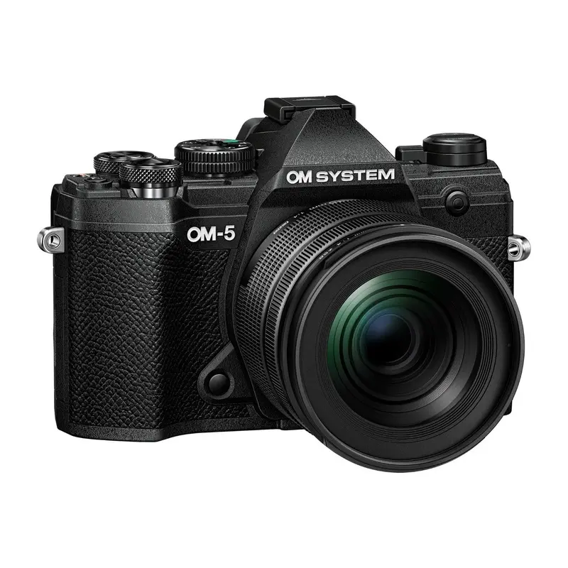 OM System OM-5 Mirrorless Camera with M.Zuiko ED 12-45mm Lens Kit (Black)