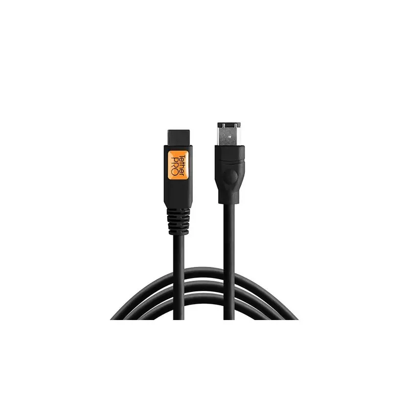 Tether Tools TetherPro FireWire 800/400 9-Pin to 6-Pin (Black)