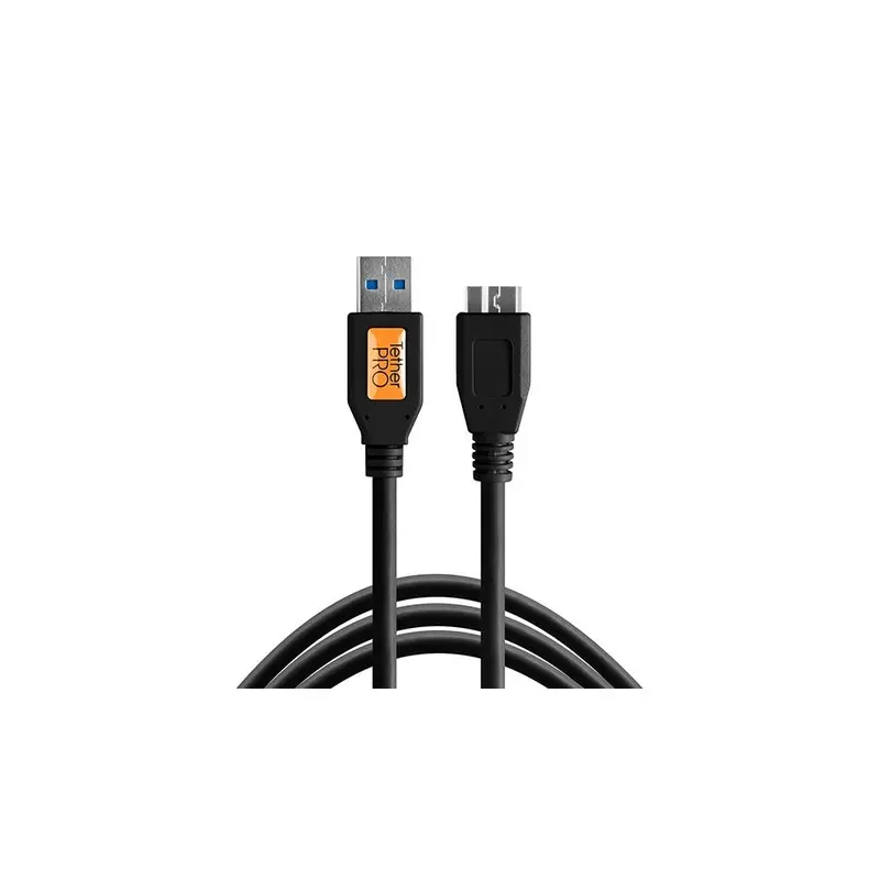 Tether Tools TetherPro USB 3 Male To Micro-B 5 Pin 3m (Black)
