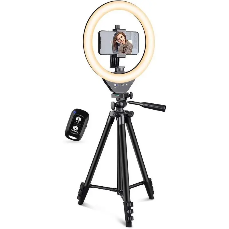 EE 10inch Ring Light with Stand and Mobile Phone Ring Light