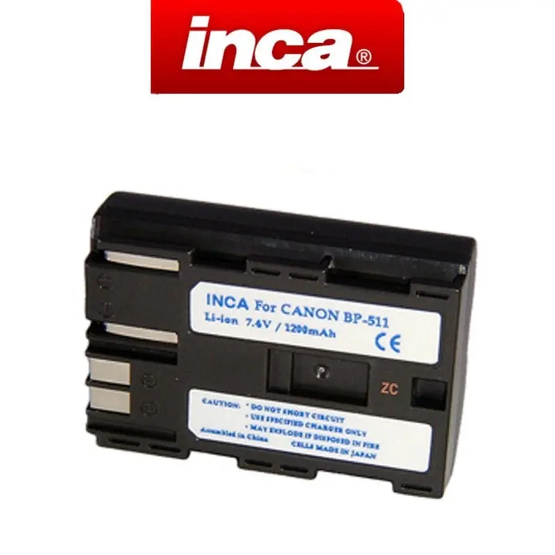 Inca BP-511A  7.4V 1800mAh Battery Canon
