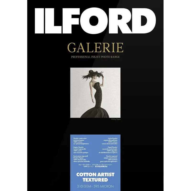 Ilford Galerie Cotton Artist Textured 310GSM A4 - 25 Sheets