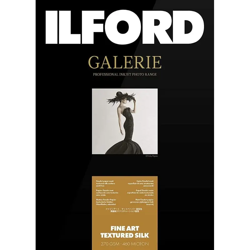 Ilford Galerie Fine Art Textured Silk 270GSM A4 - 25 Sheets