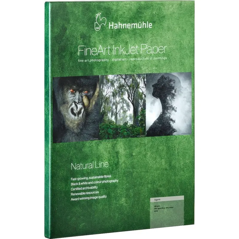 Hahnemuhle A4 Fineart Inkjet Paper Introductory Kit AGAVE 3 sheets