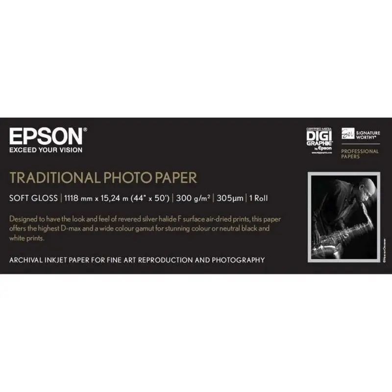 Epson 44 in x15 m Traditional Paper 300gsm