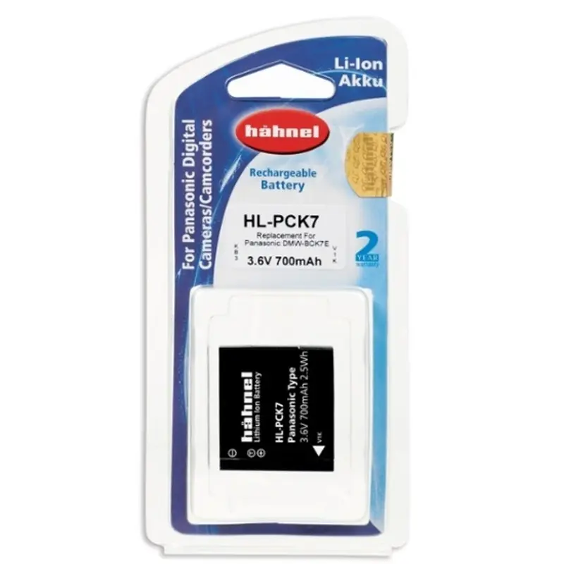 Hahnel DMW-BCK7E 700mah 3.6v Battery For Panasonic